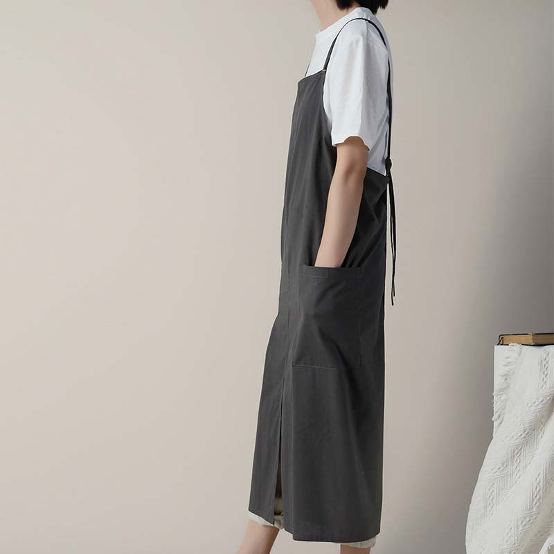 Ownkoti Cotton Waterproof Apron With Pockets - image 1