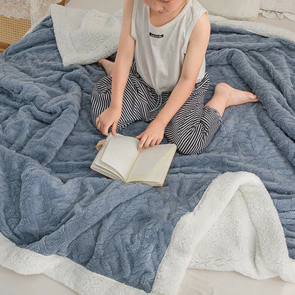 Puffy Cozy Reversible Throw Blanket - image 7