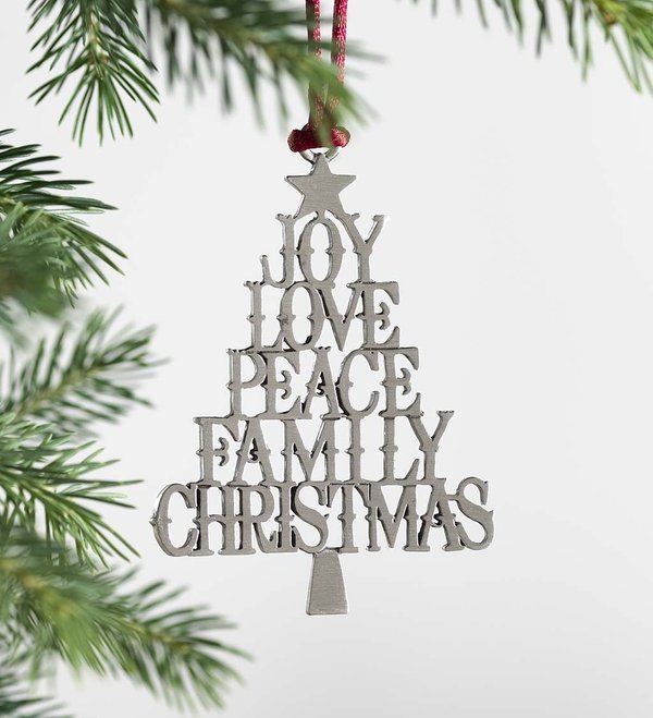 Home Decor Christmas Tree Ornament - Holiday Sentiments - image 17