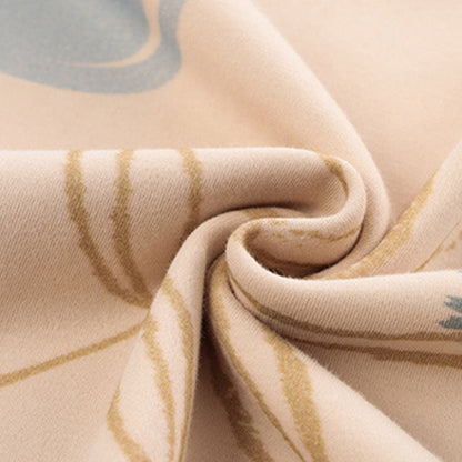 Flower Leaf Print Cotton Loungewear Set - image 9