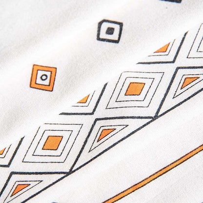 Orange & Black Semi Blackout Tassel Curtain - image 8