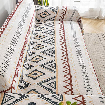 Ownkoti Indian Geometric Blanket Reversible Sofa Cover - image 5