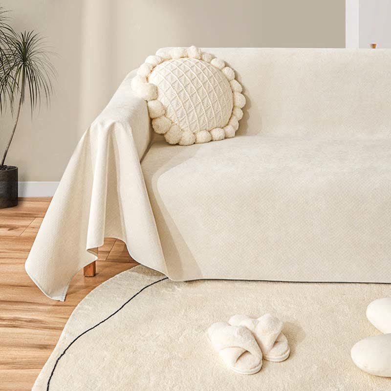 Pure Color Waterproof Pet Couch Cover - image 2