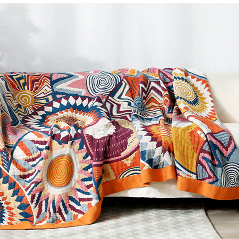 Ownkoti Nordic Throw Blanket Reversible Sofa Towel - image 1