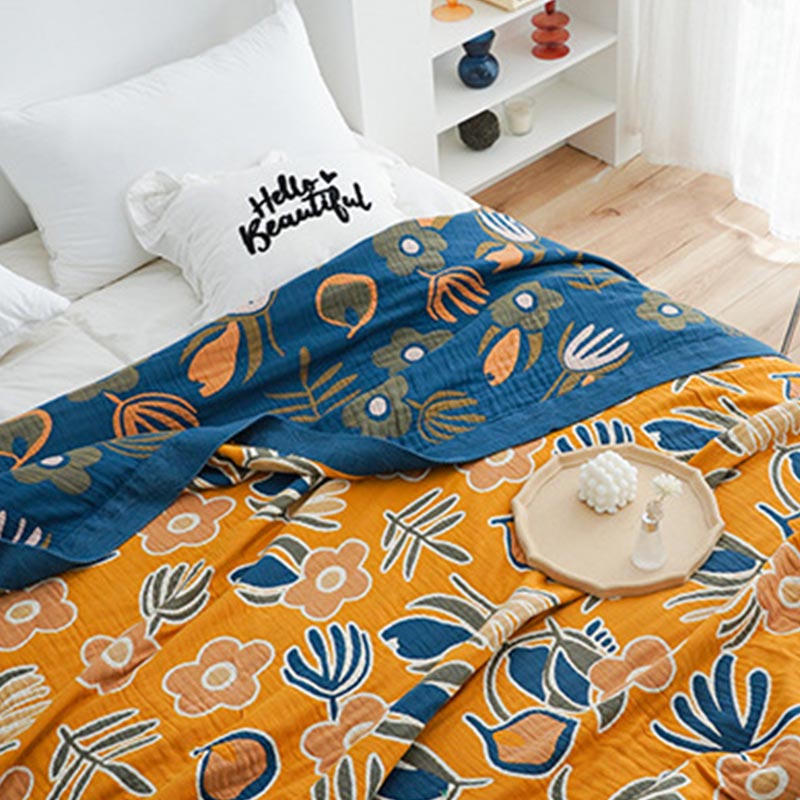 Ownkoti Bohemian Flower Print Double Side Quilt - image 11