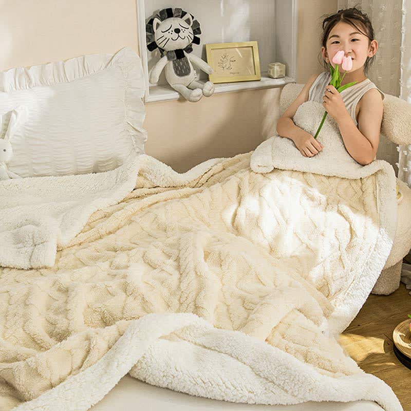 Puffy Cozy Reversible Throw Blanket - image 11