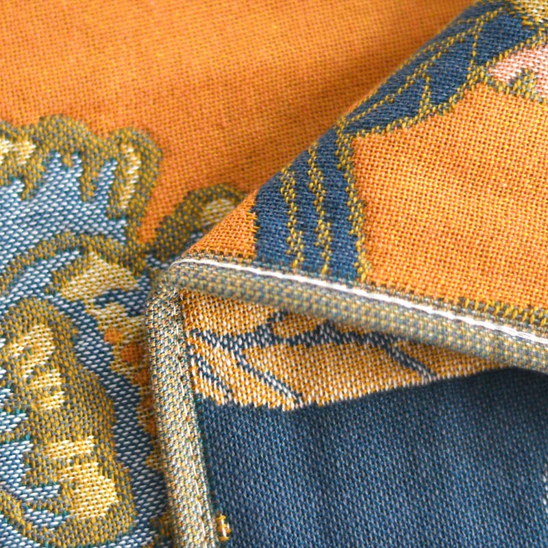 Bright Color Hibiscus Reversible Bath Towel - image 5