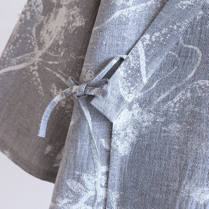 Jacquard Ink Painting Comfy Bathrobe Pajama - image 6