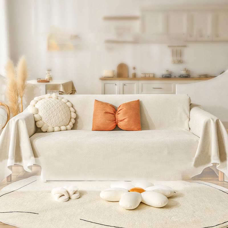 Pure Color Waterproof Pet Couch Cover - image 1