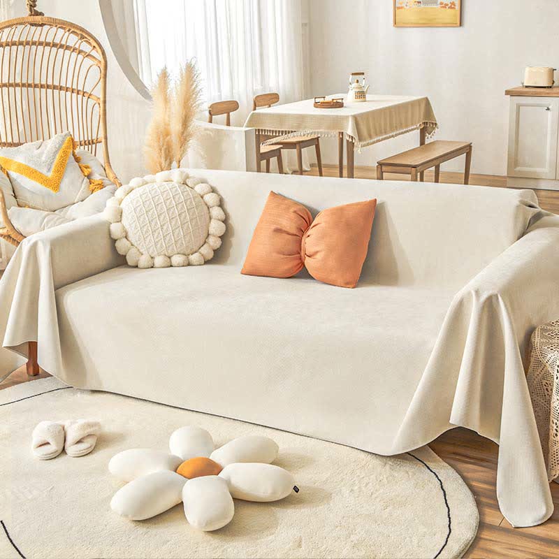 Pure Color Waterproof Pet Couch Cover - image 0