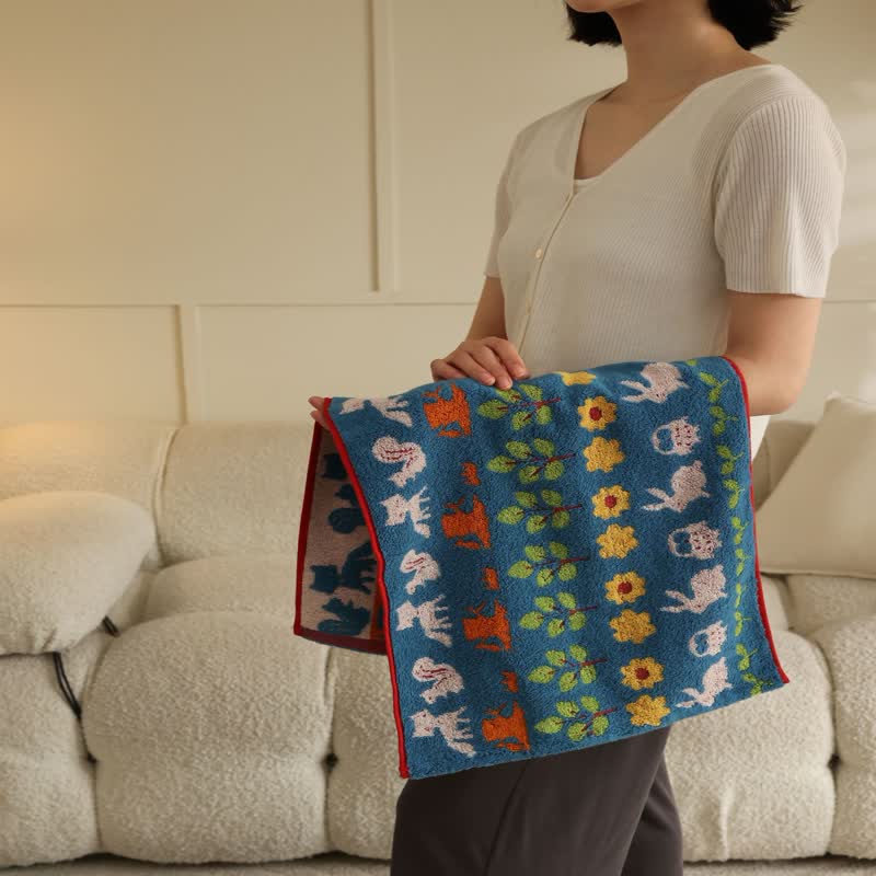 Animal & Flower Cotton Soft Bath Towel - image 2