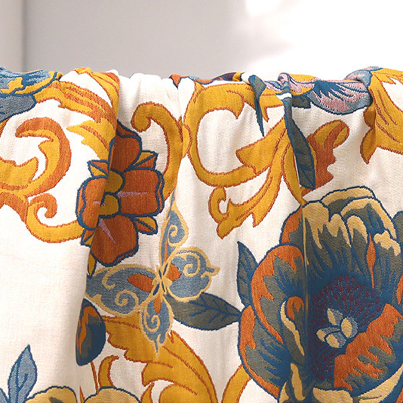 Blooming Flowers Reversible Cotton Bath Towel - image 5