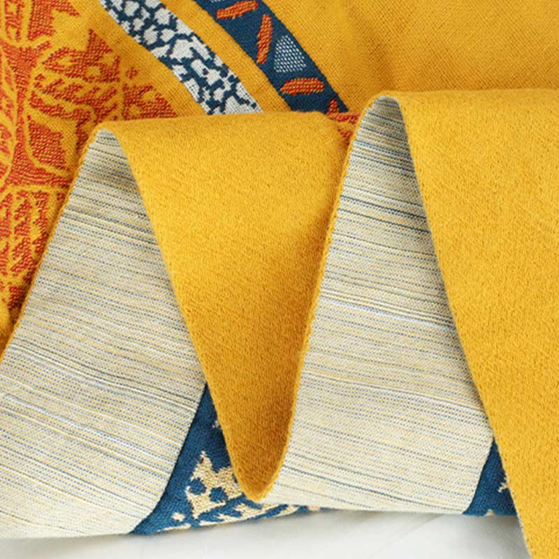 Ownkoti Bohemian Reversible Yellow Flower Summer Quilt - image 10