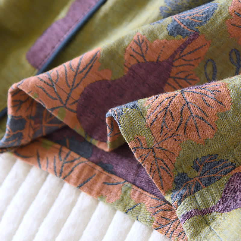Gourd Jacquard Cotton Loungewear Set - image 8