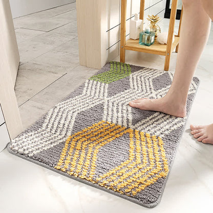 Ownkoti Leaf Pattern Soft Non-Slip Bathroom Rug - image 12