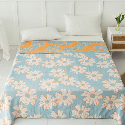 Daisy Printed Cotton Soft Reversible Quilt - image 5