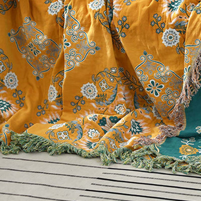 Ownkoti Pattern Reversible Quilt Flower Leisure Quilt - image 15