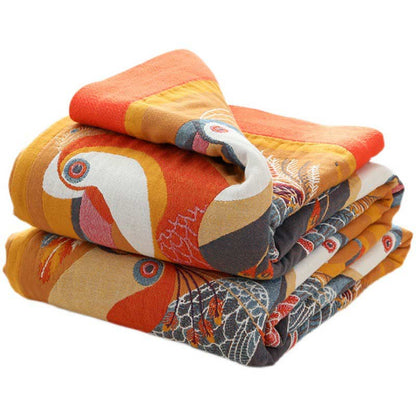 Toucan Bird Reversible Cotton Soft Quilt - image 9