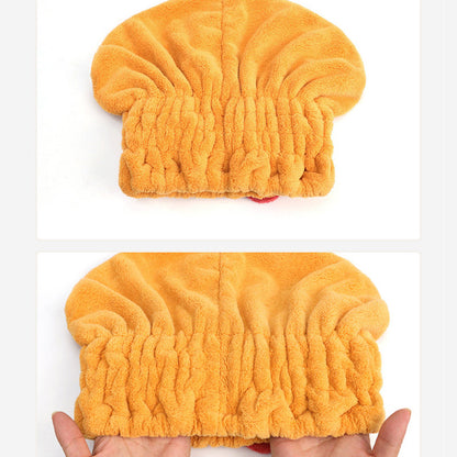 Bowknot Elastic Band Hair Drying Hat - image 4