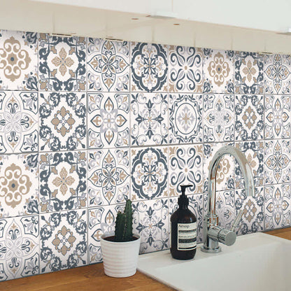 Ownkoti Mixed Pattern Wallpaper Sticker for Home (10PCS) - 11.81" x 11.81" - image 0