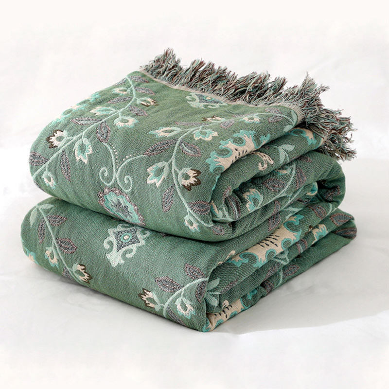 Ownkoti Retro Sofa Cover Cotton Reversible Blanket - image 10