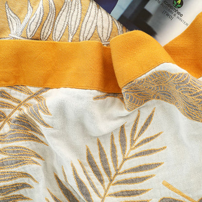 Pattern Cotton Gauze Soft Reversible Blanket - image 3