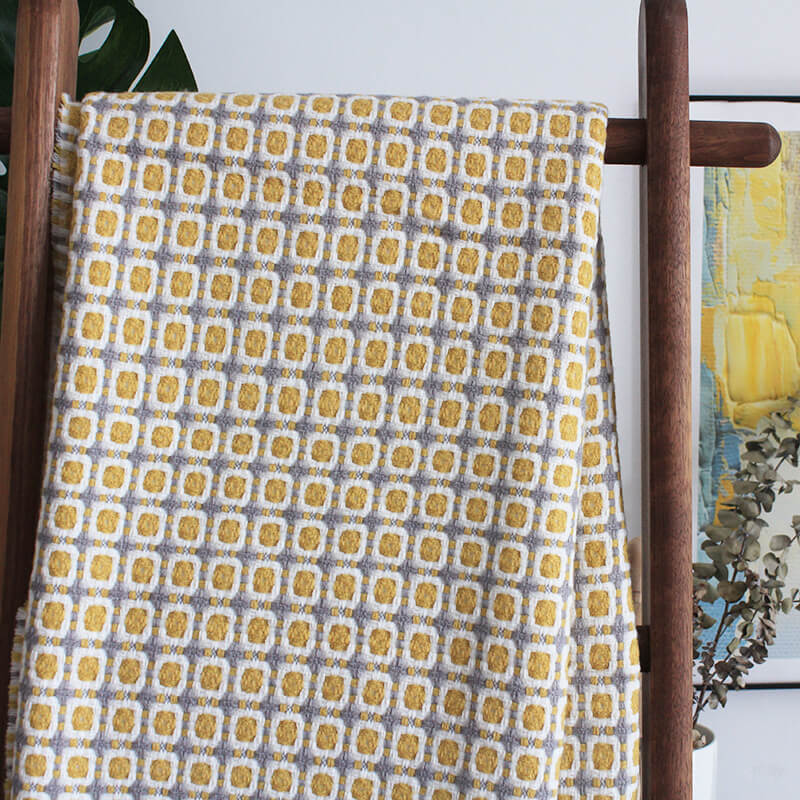 Ownkoti Knitted Sofa Blanket Couch Blanket With Tassels - image 6