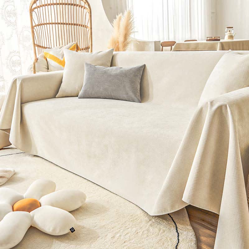 Pure Color Waterproof Pet Couch Cover - image 3