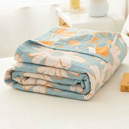 Daisy Printed Cotton Soft Reversible Quilt - image 6