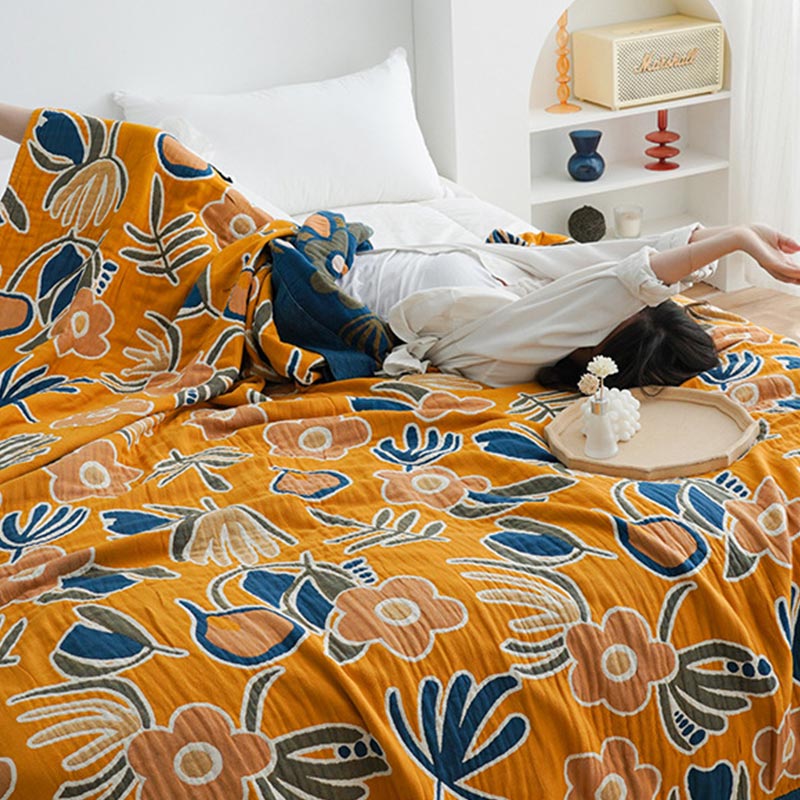 Ownkoti Bohemian Flower Print Double Side Quilt - image 3