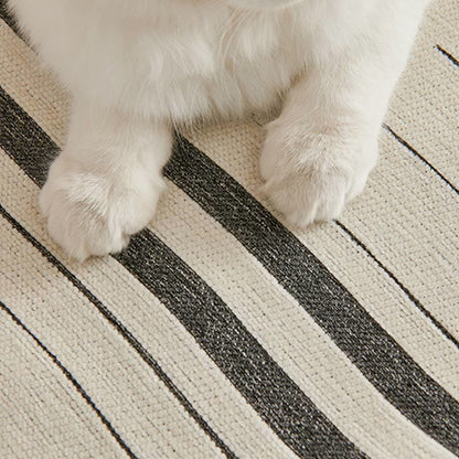 Straight Stripe Chenille Tassel Sofa Protector - image 4