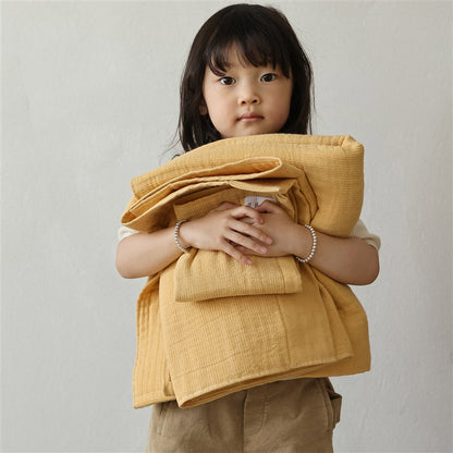 Solid Color Breathable Gauze Towel - image 1