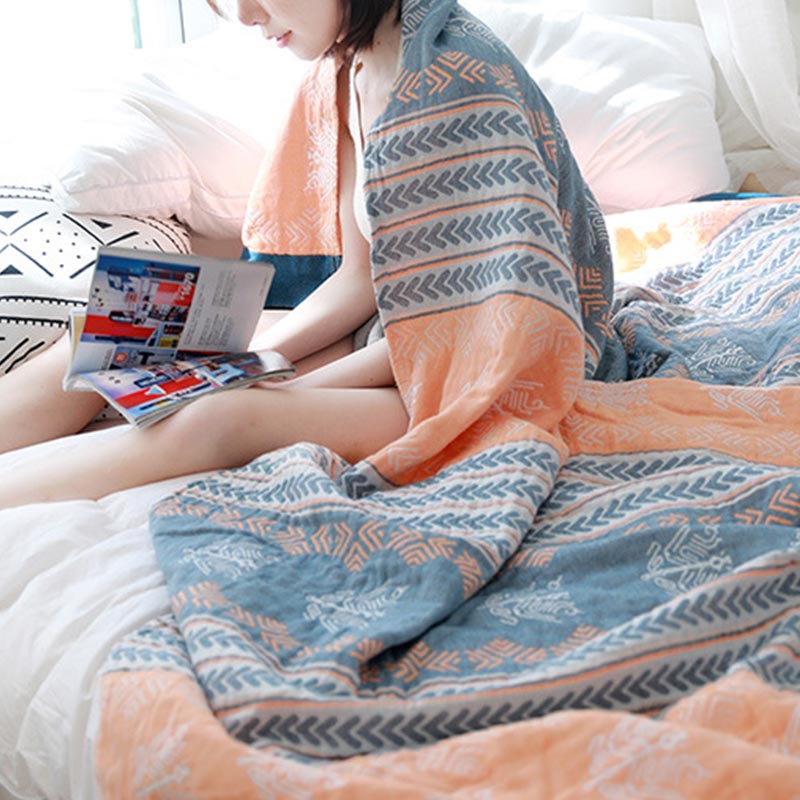 Ownkoti Wheat Ear Texture Cotton Reversible Quilt - image 5