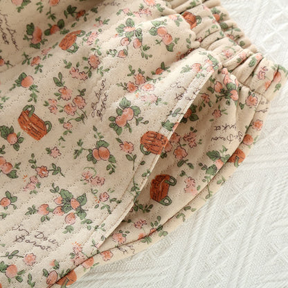 Vintage Rose Garden Cotton Loungewear Set - image 12