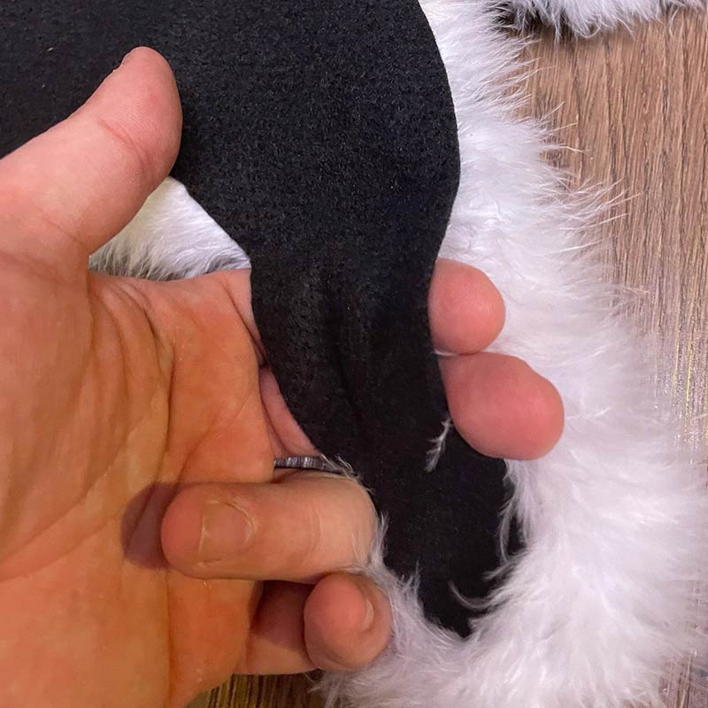 Aunt Bethany's Fried Cat Decorative Fur Trimmed Rug - image 9