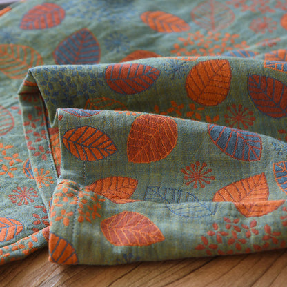 Leaf Green Cotton Gauze Loungewear Set - image 9