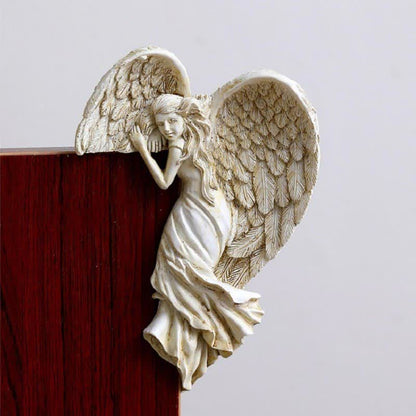 Ownkoti Door Frame Angel Wings Sculpture - image 3