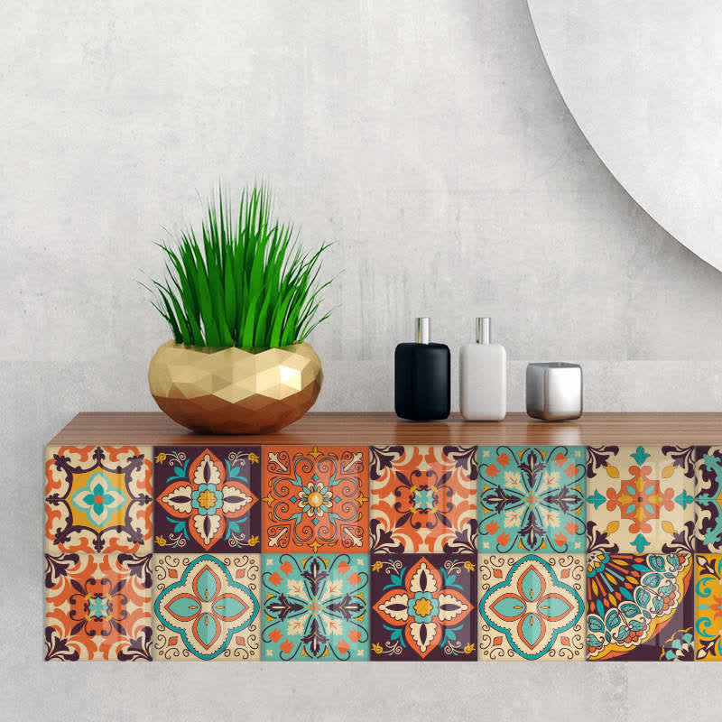 Ownkoti Mixed Abstract Pattern Wallpaper Wall Sticker (10PCS) - image 3