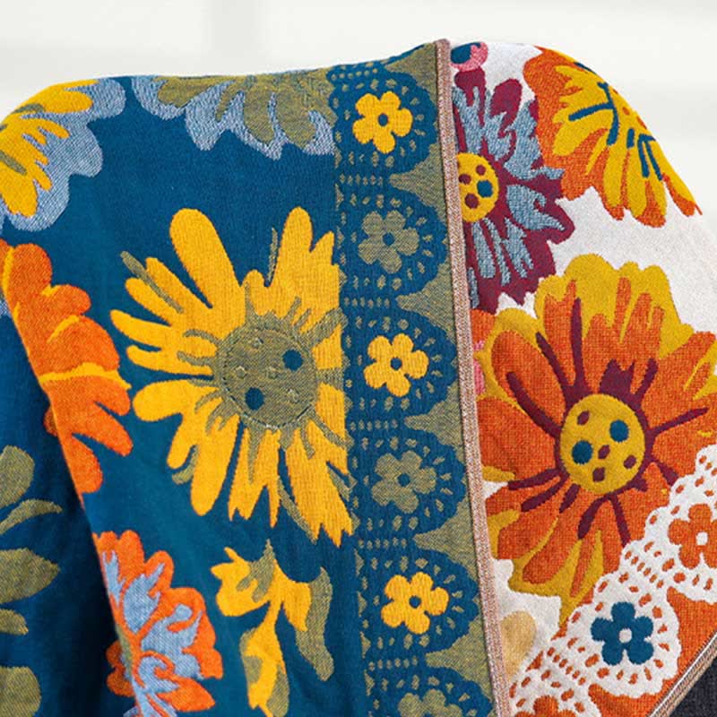 Bright Flower Soft Cotton Bath Towel - image 5