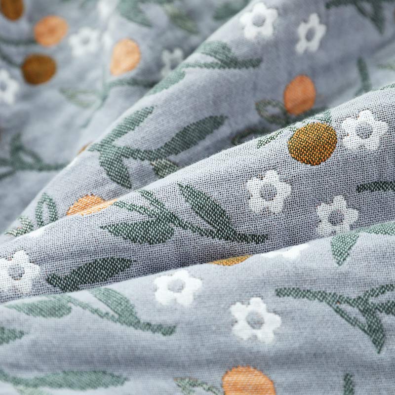 Retro Reversible Coverlet Soft Floral Quilt - image 8