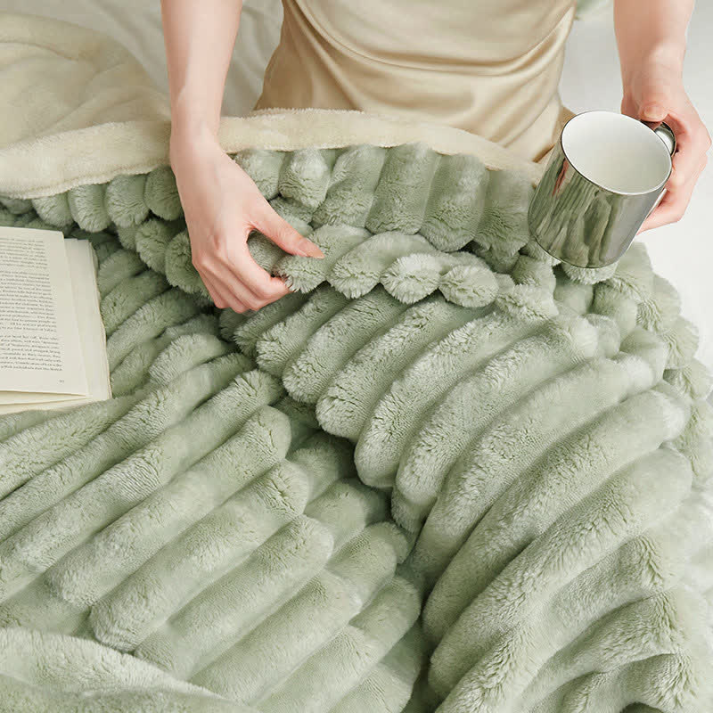 Solid Color Soft Lightweight Throw Blanket - image 3