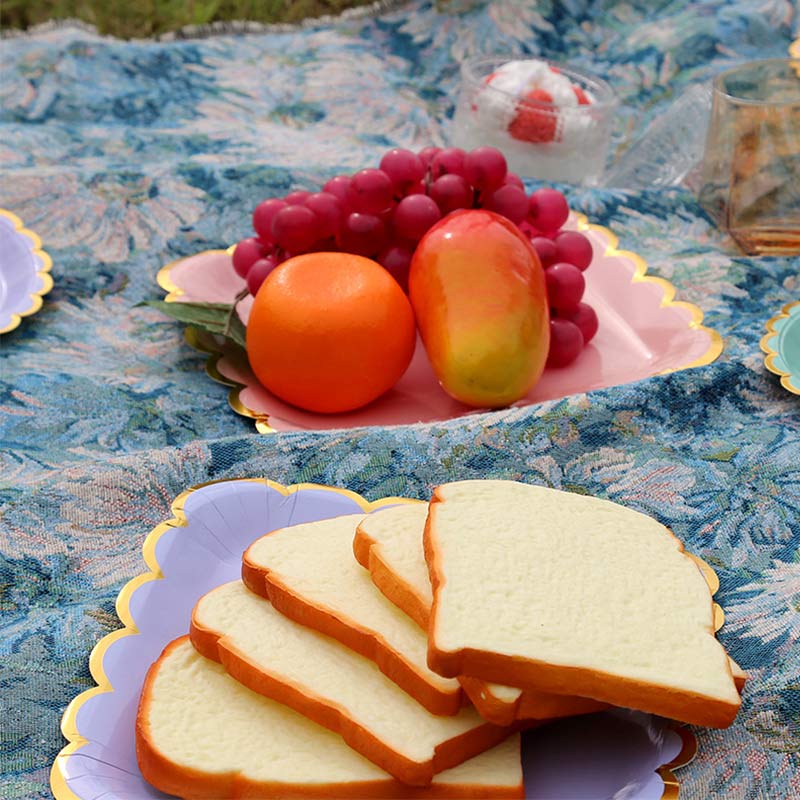 Oil Painting Style Flower Picnic Blanket - image 4