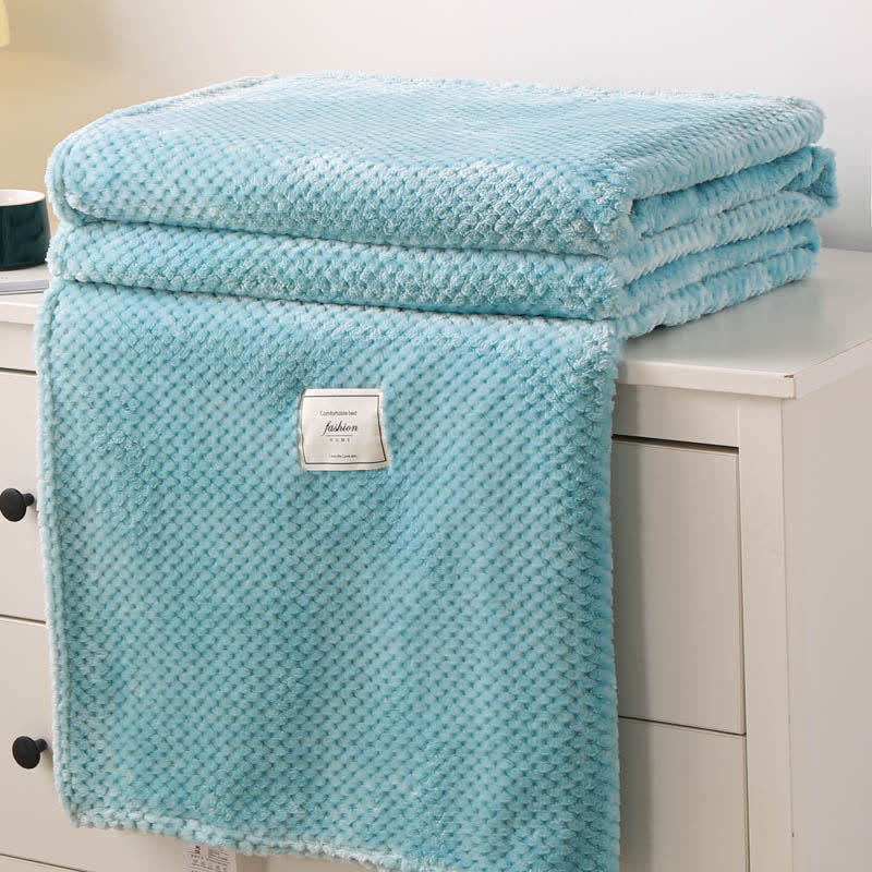 Modern Lightweight Soft Throw Blanket - Green Lake - Queen - image 9