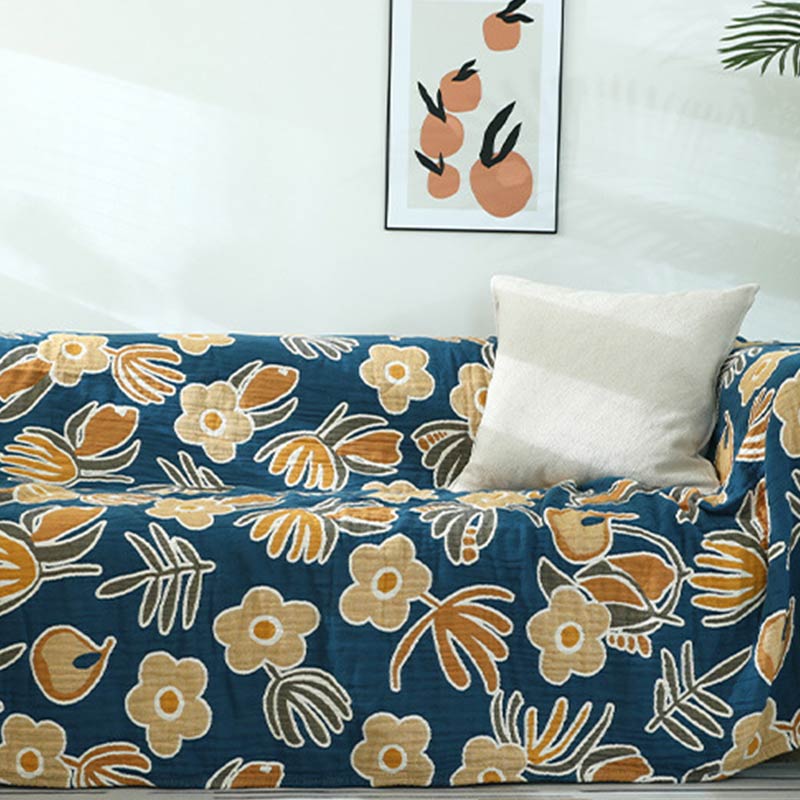 Yellow Flower Sofa Blanket Sofa Cover - image 7