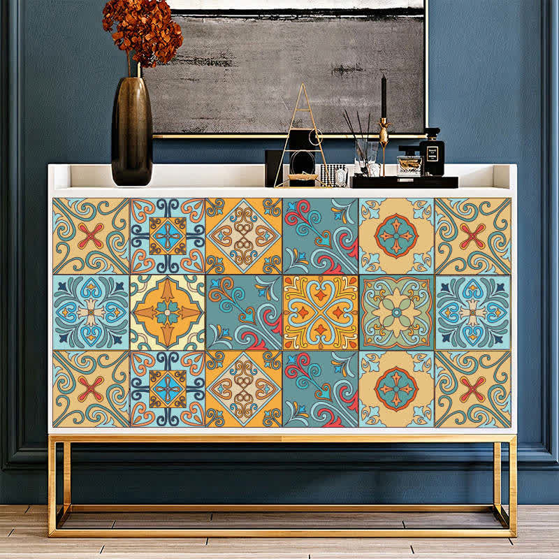 Ownkoti Mixed Pattern Self-Adhesive Wall Sticker (10PCS) - image 1