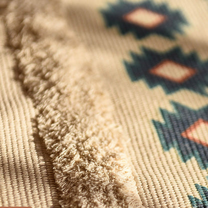 Ownkoti Bohemian Pattern Weave Entryway Tassels Rug - image 2