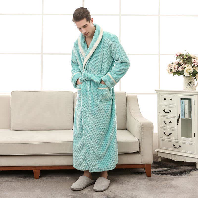 Thick Fleece Pajama Comfy Bathrobe - image 22