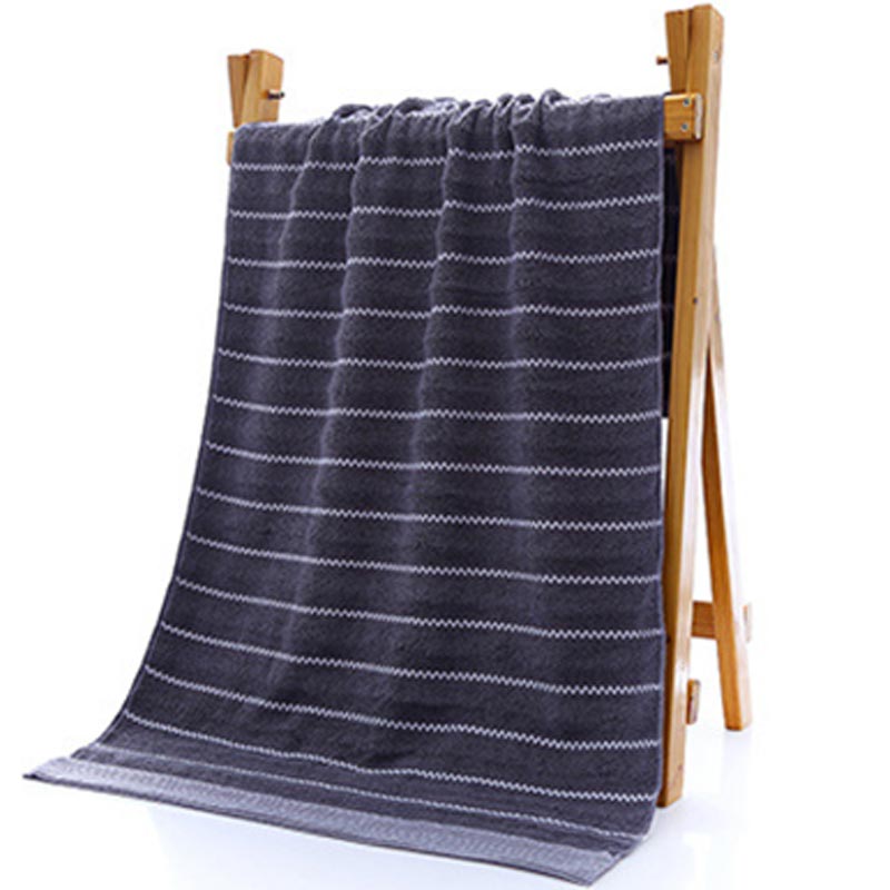 Ownkoti Striped Bath Towel Bathroom Towel Set - image 1