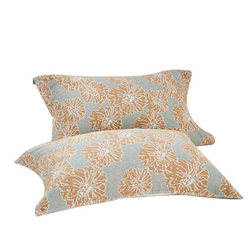 Ownkoti Flower Printed Cotton Decorative Pillow Towel (2PCS) - image 19