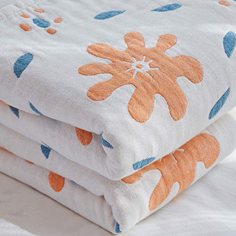 Cute Flowers Cotton Breathable Reversible Quilt - image 6